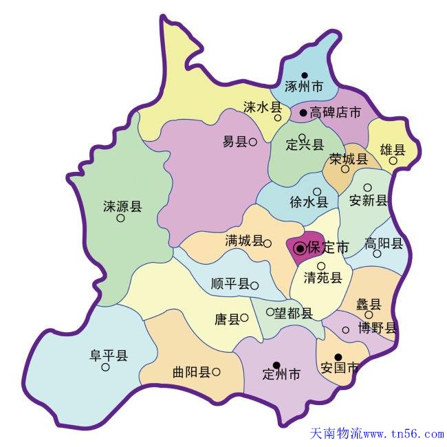 保定市地图